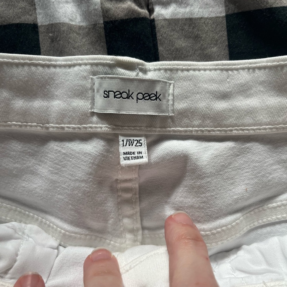 Sneak peek flare jeans